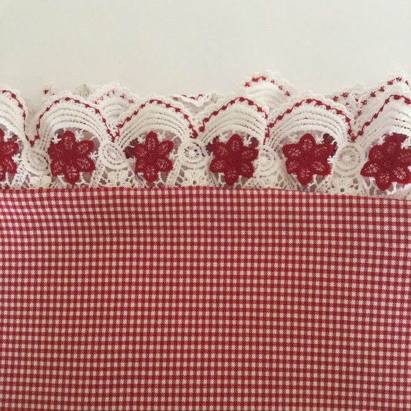 Women's Red/White Blazer and Frill skirt - Picture 6 of 7